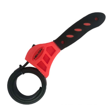 6 inch universal adjustable rubber strap filter wrench